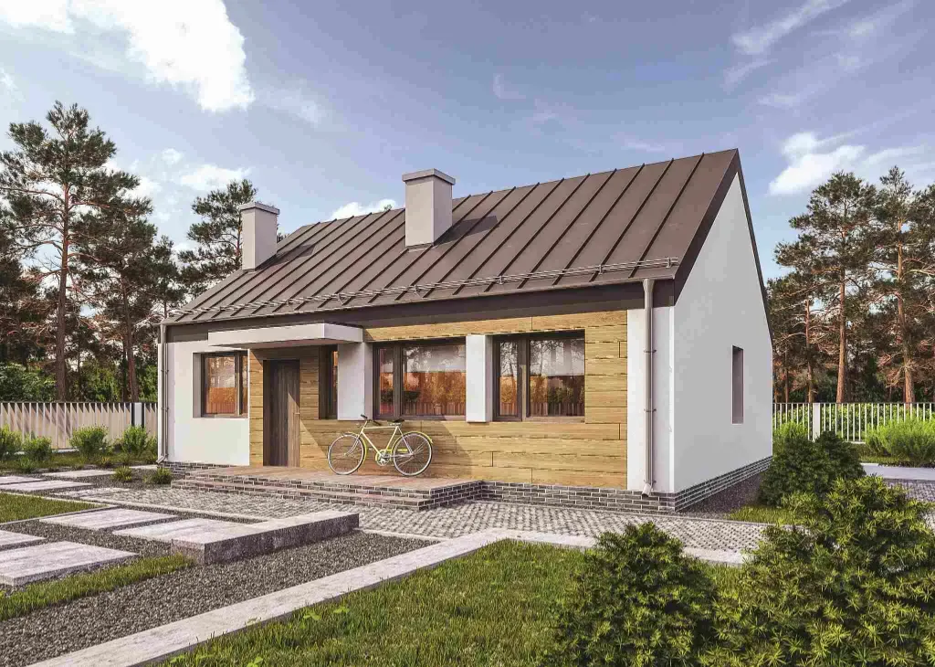 Projekt domu Przejrzysty - wariant III