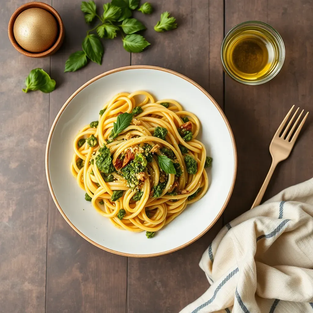 Jak zrobić makaron z pesto